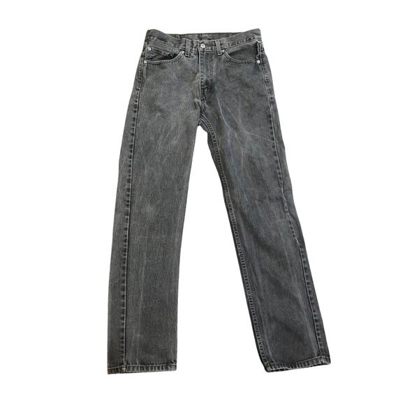 Levis 505 Regular Fit Mens Jeans Straight Leg Zip Fly Size 32x24 Denim Cotton - Picture 1 of 4
